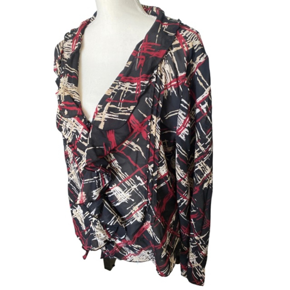 KATE LANDRY Women’s Long Sleeve Blouse Size XL - Picture 3 of 6